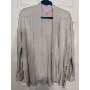 Lilly Pulitzer Women's Cardigan Sweater With Sparkle Size Small